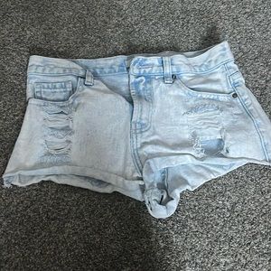 Forever 21 light blue wash shorts!